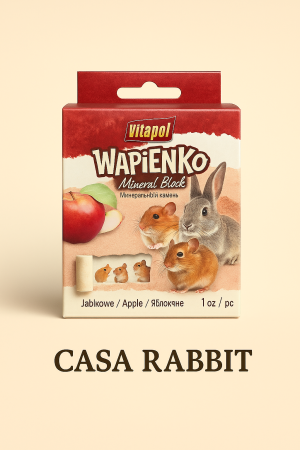 בית הארנב - Casa Rabbit מוצרים נלווים לארנבים אבן גיר למכרסמים 