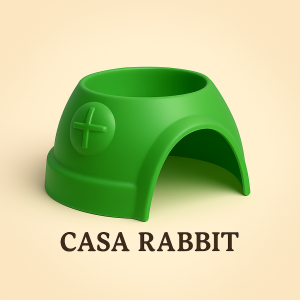 בית הארנב - Casa Rabbit מוצרים נלווים לארנבים בית מסתור למכרסמים