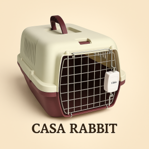 בית הארנב - Casa Rabbit מוצרים נלווים לארנבים תיק נשיאה לבעלי חיים