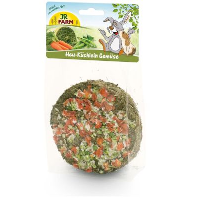 עוגת חציר עם ירקות למכרסמים